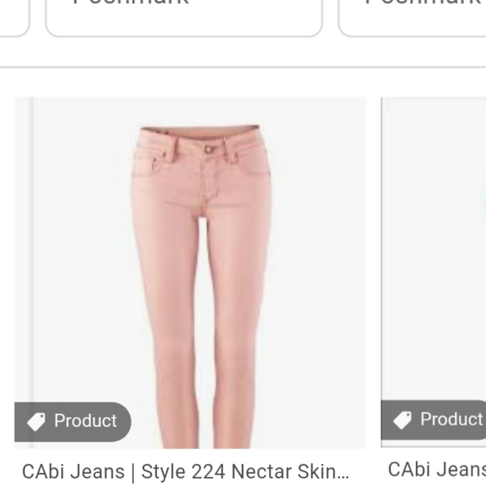 CAbi Women's Skinny Jeans - Pink / Nectar style 224
